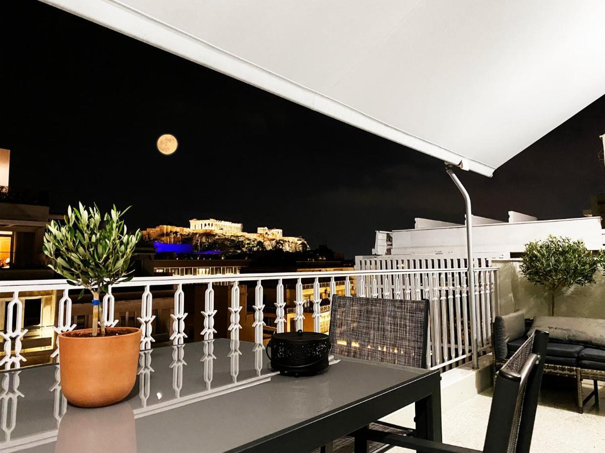 Parthenon And Syntagma Square View Apartment Atény Exteriér fotografie