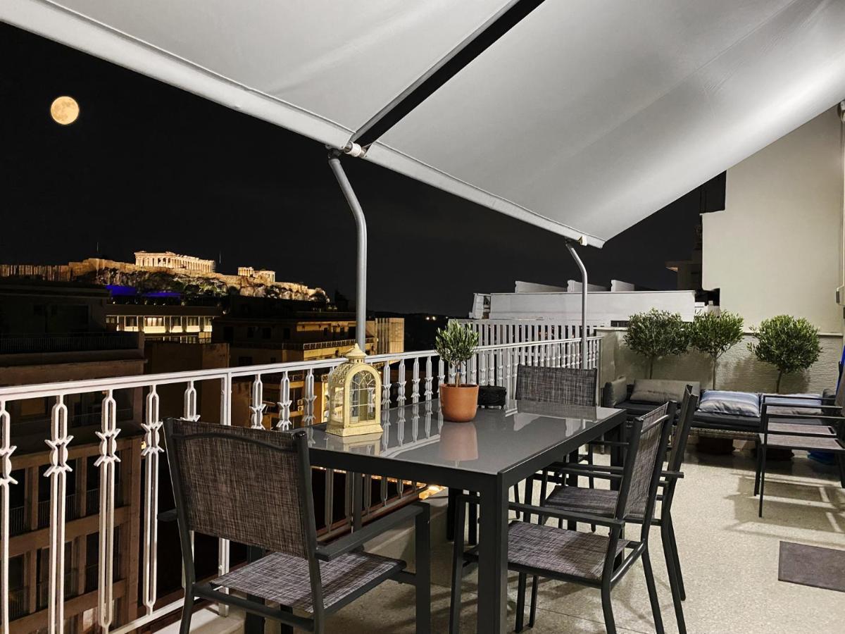Parthenon And Syntagma Square View Apartment Atény Exteriér fotografie